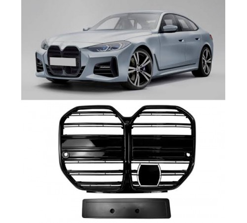Bmw 4 G26 stiliaus dvigubos priekinės grotelės